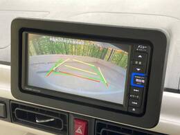 【バックカメラ】駐車時に後方がリアルタイム映像で確認できます。大型商業施設や立体駐車場での駐車時や、夜間のバック時に大活躍！運転スキルに関わらず、今や必須となった装備のひとつです！