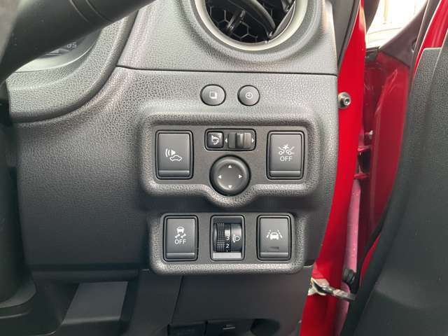 運転席スイッチ部