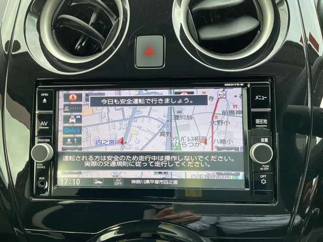 日産純正ナビゲーション「MM317D-W」