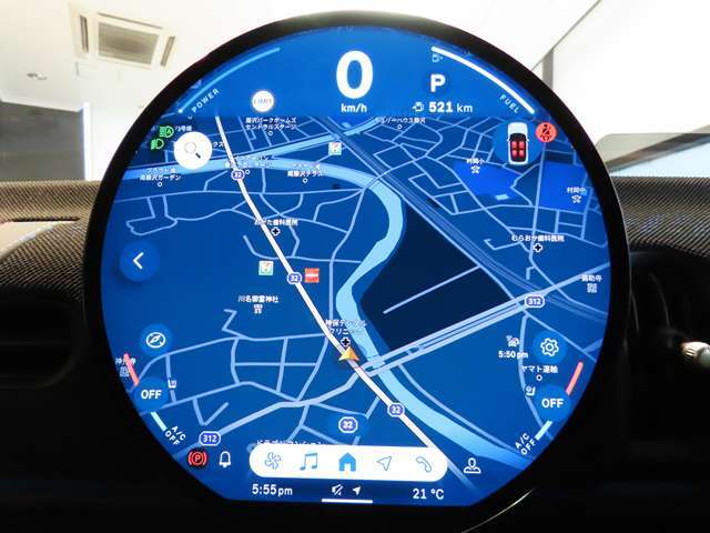 純正ナビ。Bluetooth、ハンズフリーフォン付き