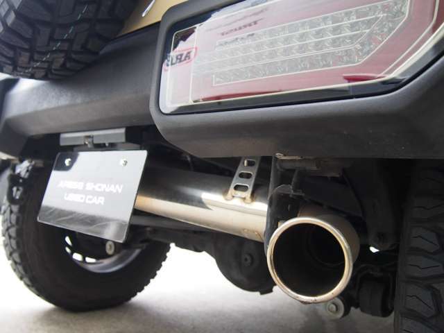 フジツボ製マフラーは爆音ではありませんからご安心を