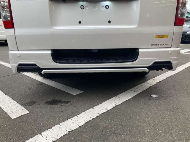 TRDリアバンパースポイラー！リアコーナーセンサー！