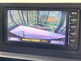 【バックカメラ】駐車時に後方がリアルタイム映像で確認できます。大型商業施設や立体駐車場での駐車時や、夜間のバック時に大活躍！運転スキルに関わらず、今や必須となった装備のひとつです！