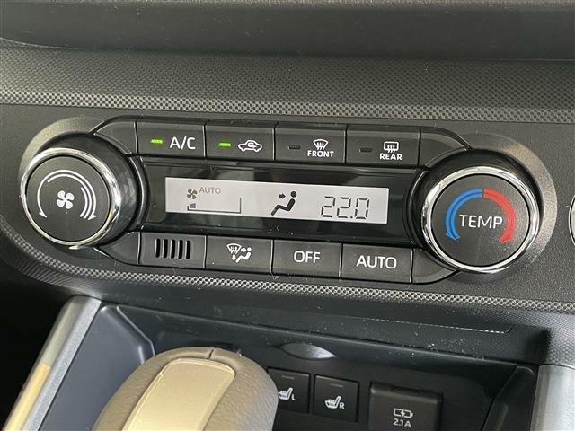 【オートエアコン】　温度設定のみで車が快適な空調を設定してくれます！！夏も冬も快適ですよ！！