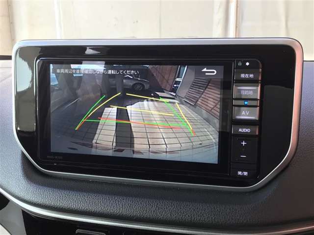 バックモニタ-も装備しております。車庫入れの苦手なお客様、もうご心配いりません。重宝してくれると思います。