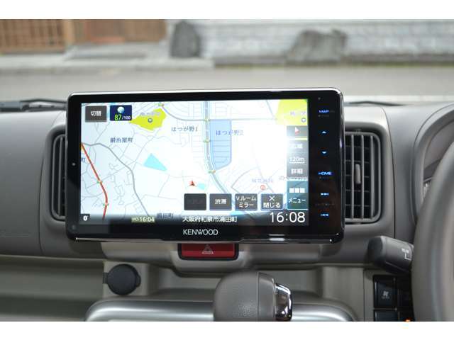 ケンウッド9インチナビ＆HDMI配線も接続済です