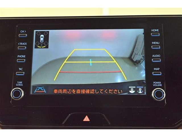 バックガイドモニターで、後方を確認しながら安心して駐車することができます。運転初心者も熟練者も必須の機能ですよ！