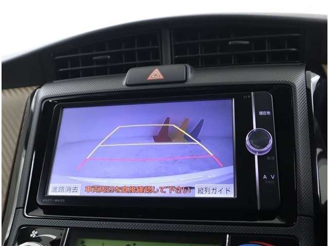 バックガイドモニターで、後方を確認しながら安心して駐車することができます。運転初心者も熟練者も必須の機能ですよ！