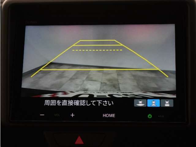 バックカメラ搭載です！車庫入れが苦手な人はもちろん、車両感覚に自信がある人にもお勧めです！見えない箇所が見えるようになるので、低い障害物や隠れてしまっている子供の存在等にも気付く事が出来ます。
