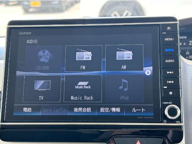 【純正ナビ】Honda純正のGathersナビがついています！Bluetoothも使えます♪