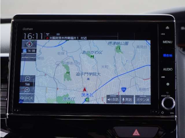 ◆ホンダ純正メモリーナビ◆初めての場所もナビゲーションがご案内！楽しい旅行をサポートします。