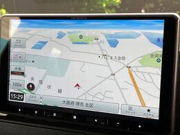 【9型ナビゲーション】使いやすいナビで目的地までしっかり案内してくれます。各種オーディオ再生機能も充実しており、お車の運転がさらに楽しくなります！！