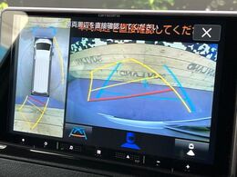 【パノラミックビューモニター】専用のカメラにより、上から見下ろしたような視点で360度クルマの周囲を確認することができます☆死角部分も確認しやすく、狭い場所での切り返しや駐車もスムーズに行えます。