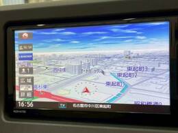 【純正メモリナビ】装備でフルセグTVやBluetooth等充実しております！