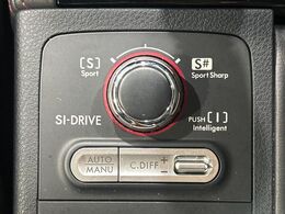 【SI-DRIVE】市街地走行など燃費や扱いやすさ重視のIモード、スポーティーなSモードに加え、アクセル反応をより鋭敏にし積極的な走りを可能にしたS＃モードの3つのドライブフィールを満喫できます☆