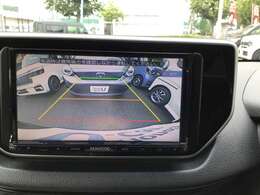 バックモニター付ですのでバックの時も安心です。