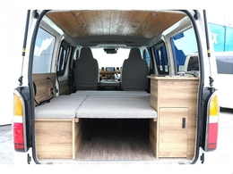 【新車/WoodVillage内装架装/8ナンバー/ディーゼル4WD】オシャレなウッド内装♪サブバッテリー/インバーター/走行充電