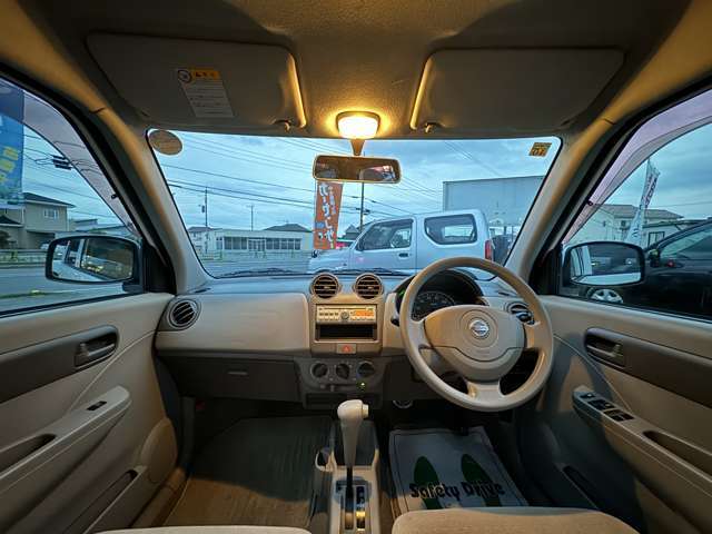 初心者の方でも安心して運転していただける視野の広さとなっております。