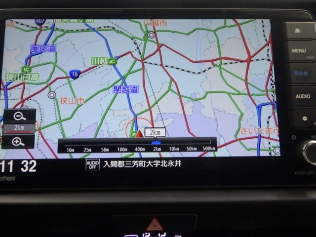 純正（VXU-245FTi)ナビゲーション装備☆多彩な機能で快適ドライブをアシスト☆オーディオ機能も充実していますね☆ホンダコネクト対応ナビになります。