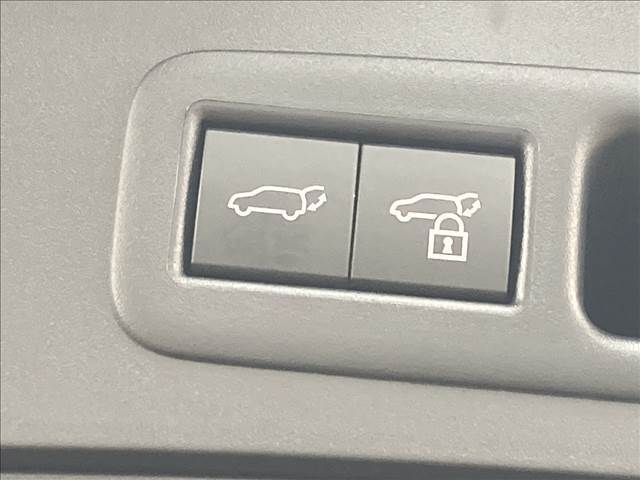 【電動リアゲート】ボタンひとつで大きなゲートも簡単に開閉可能です。高級車ならではの装備は嬉しいですね。