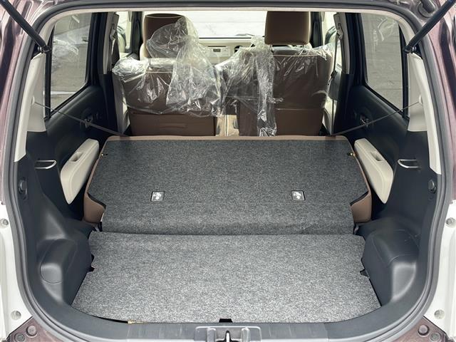 【シートアレンジ】乗せる人数、荷物によってシートをアレンジすれば、ダンボールなどの大きい荷物や、釣り具などの長尺物も載せられそうですね！