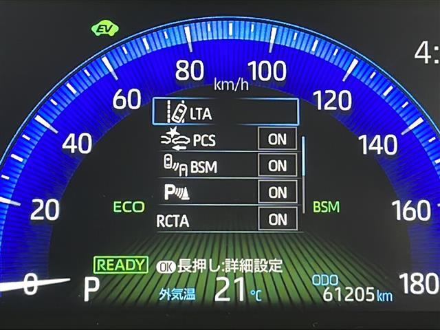 【レーントレーシングアシスト（LTA）】レーダークルーズコントロール使用時に、車線の中央を走るように支援したりお知らせしたりして、車線逸脱を防ぎます！機能には限界があるためご注意ください。