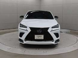 “F SPORT”専用メッシュタイプのスピンドルグリルや 金属調塗装が施されたフロントロアバンパーモールが採用されています。