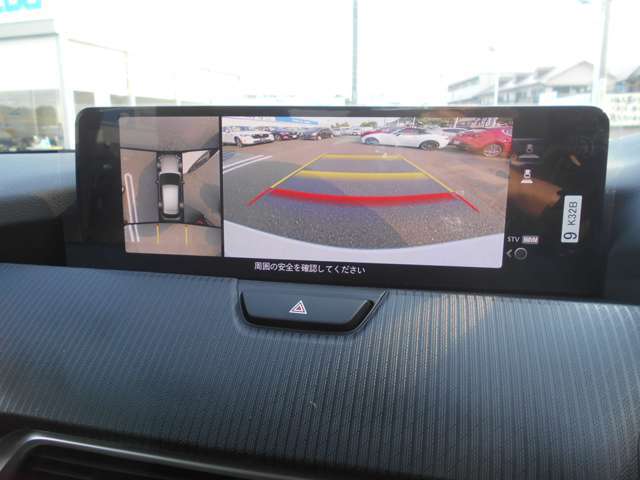 360℃ビューカメラ付きです。