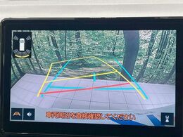 【バックカメラ】駐車時に後方がリアルタイム映像で確認できます。大型商業施設や立体駐車場での駐車時や、夜間のバック時に大活躍！運転スキルに関わらず、今や必須となった装備のひとつです！