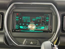 FM/AMラジオ付きのCDプレーヤーを装着！Bluetoothにも対応していのでハンズフリーやBluetoothオーディオにも対応！