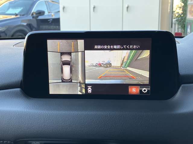 360°ビューモニター搭載！駐車が苦手な方も、これが有れば安心です！死角がなく安全が確保できます♪