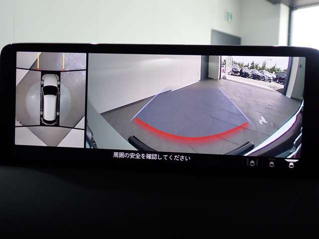 バックカメラも付いています。駐車の時に便利なのはもちろんの事、後方死角にいる子供たちに気が付くことができるので安心安全ですね