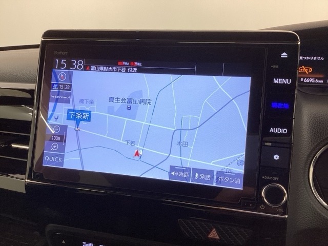 ギャザズナビ搭載です。知らない道も安心ですね！