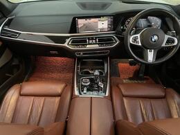 ドライバーに向かってレイアウトされた機能的なセンターコンソールやコントロール類がもたらす高い操作性。常に、運転に集中できるレイアウトがBMWの特徴です。