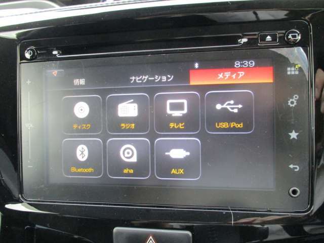 CD、DVD、テレビ、ブルートゥース装備しております！快適な車内環境でドライブをお楽しみください♪