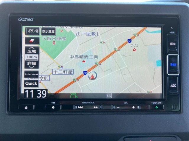 嬉しいナビ付♪これで遠出も安心です。目的地まで連れて行ってくれます。ドライブが楽しくなりますね。