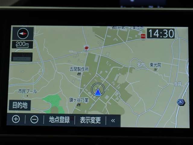 ナビゲーション付きで快適なドライブを。