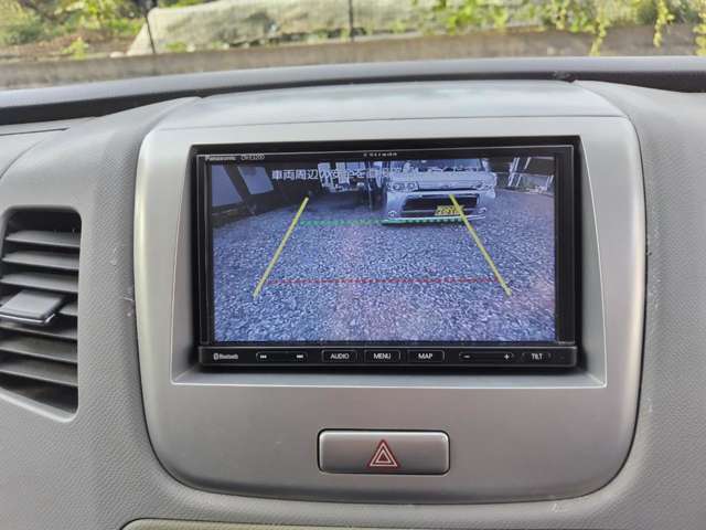 安心のバックモニター付き
