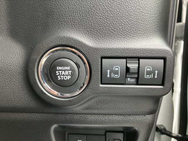 ボタン1つでエンジンを始動【キーレスプッシュスタート】！イモビライザーも標準装備です。