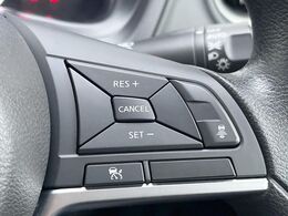 【インテリジェントクルーズコントロール】高速道路での長距離走行が楽に！自動で速度を保つクルーズコントロールが、衝突軽減システムと連携し、前方の車両を感知して車間を保つように速度調節してくれます！！