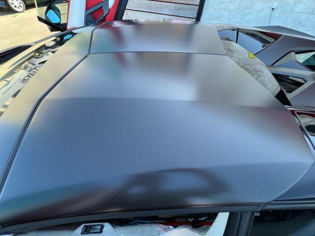 Hard top in matt carbon