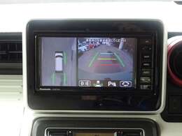 上から見下ろした360°ビューモニターが装備されているので、狭い道・知らない道でも安心して運転が可能です。