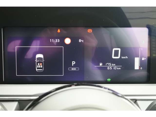 視認性の良い見やすいメーターです！走行6510キロ。