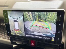 【パノラマモニター】専用のカメラにより、上から見下ろしたような視点で360度クルマの周囲を確認することができます☆死角部分も確認しやすく、狭い場所での切り返しや駐車もスムーズに行えます。