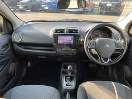 インパネ周りはこのように機能的にまとまっています。もちろんクリーニング済みで、室内もキレイです。