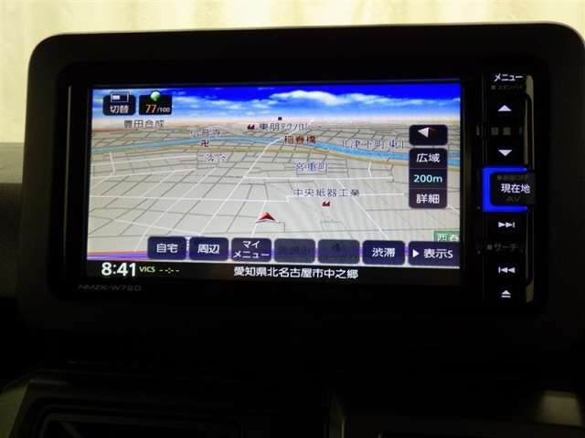 ナビ装着車で知らない道もラクラク！