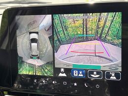 【全方位モニター用カメラ】専用のカメラにより、上から見下ろしたような視点で360度クルマの周囲を確認することができます☆死角部分も確認しやすく、狭い場所での切り返しや駐車もスムーズに行えます。