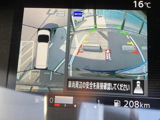 アラウンドビューモニター付きでバック駐車が苦手な方でも安心です♪