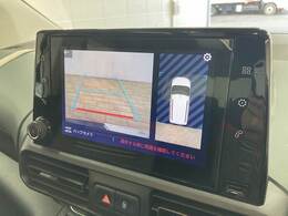 【カラーバックモニター】を装備しております。リアの映像がカラーで映し出されますので日々の駐車も安心安全です。