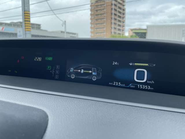 【　メーター　】デジタルで大きくスピードが表示されているメーターです。